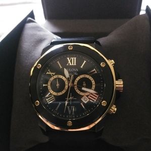 Nib bulova marinestar men s watch